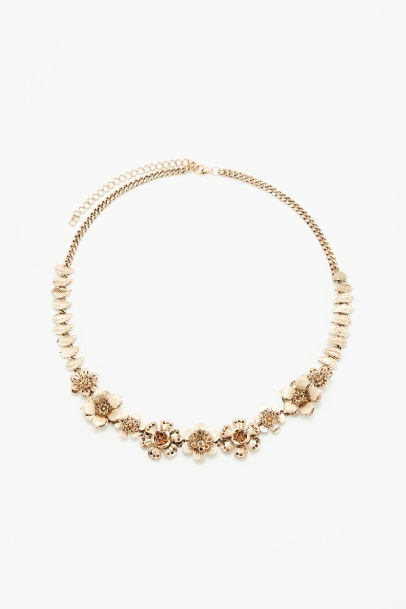 CIN METAL FLOWER Dorado