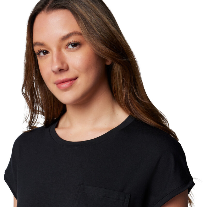 Remera Boundless Trek™ Short Sleeve Mujer BLACK
