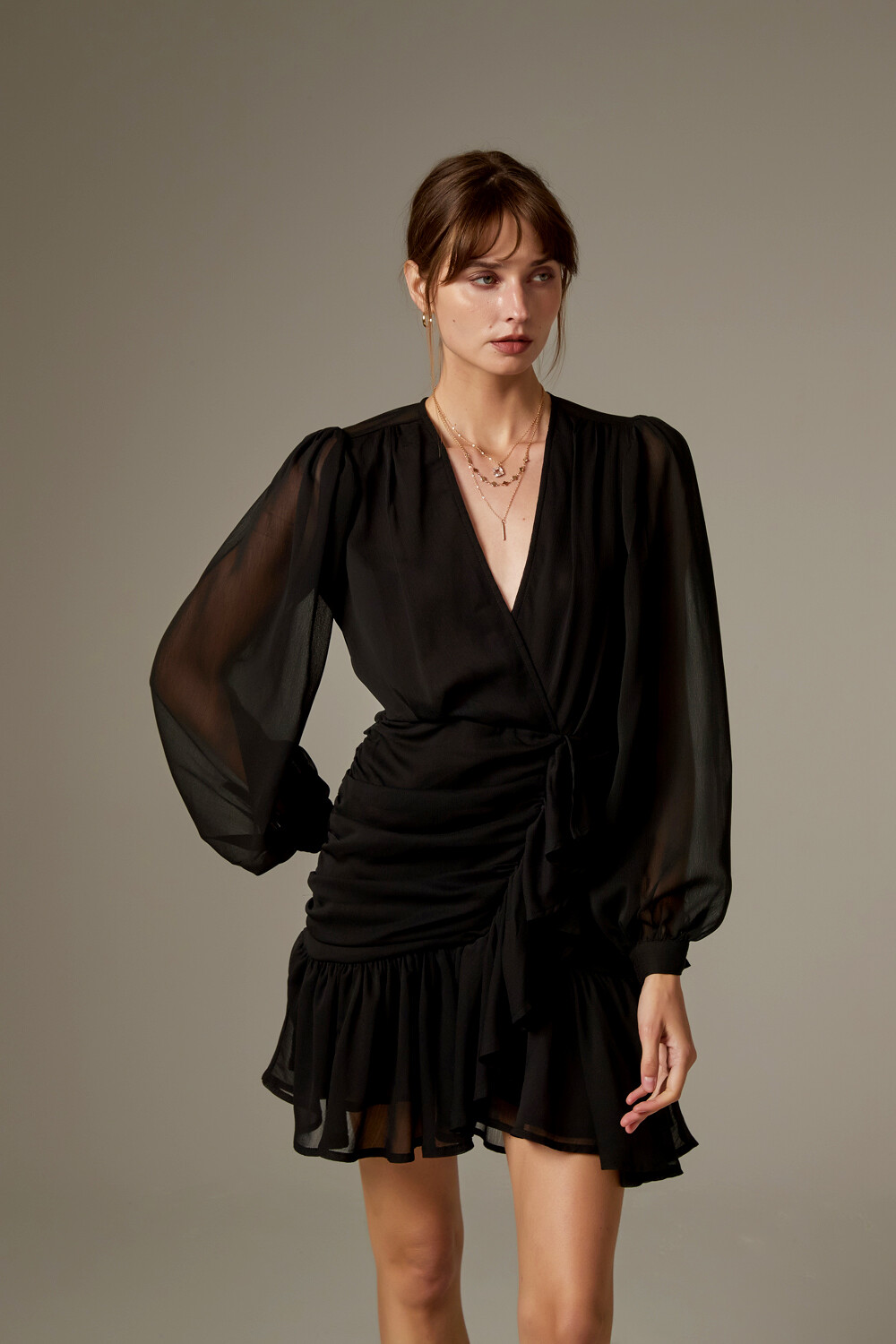 Vestido Busina Negro
