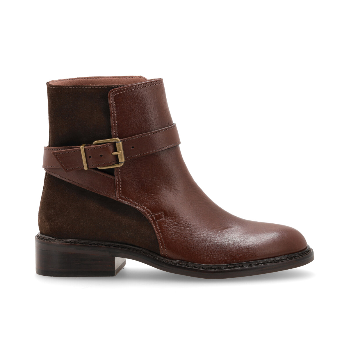 BOTA VENET - CUERO SAFFY - MARRON 