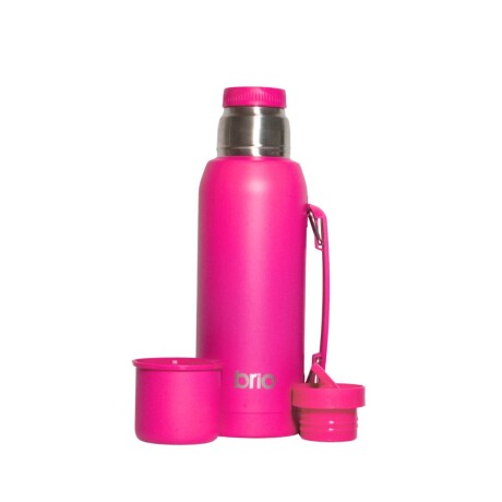 Termo 1 Litro Acero Inox brio Con Pico Cebador Frambuesa
