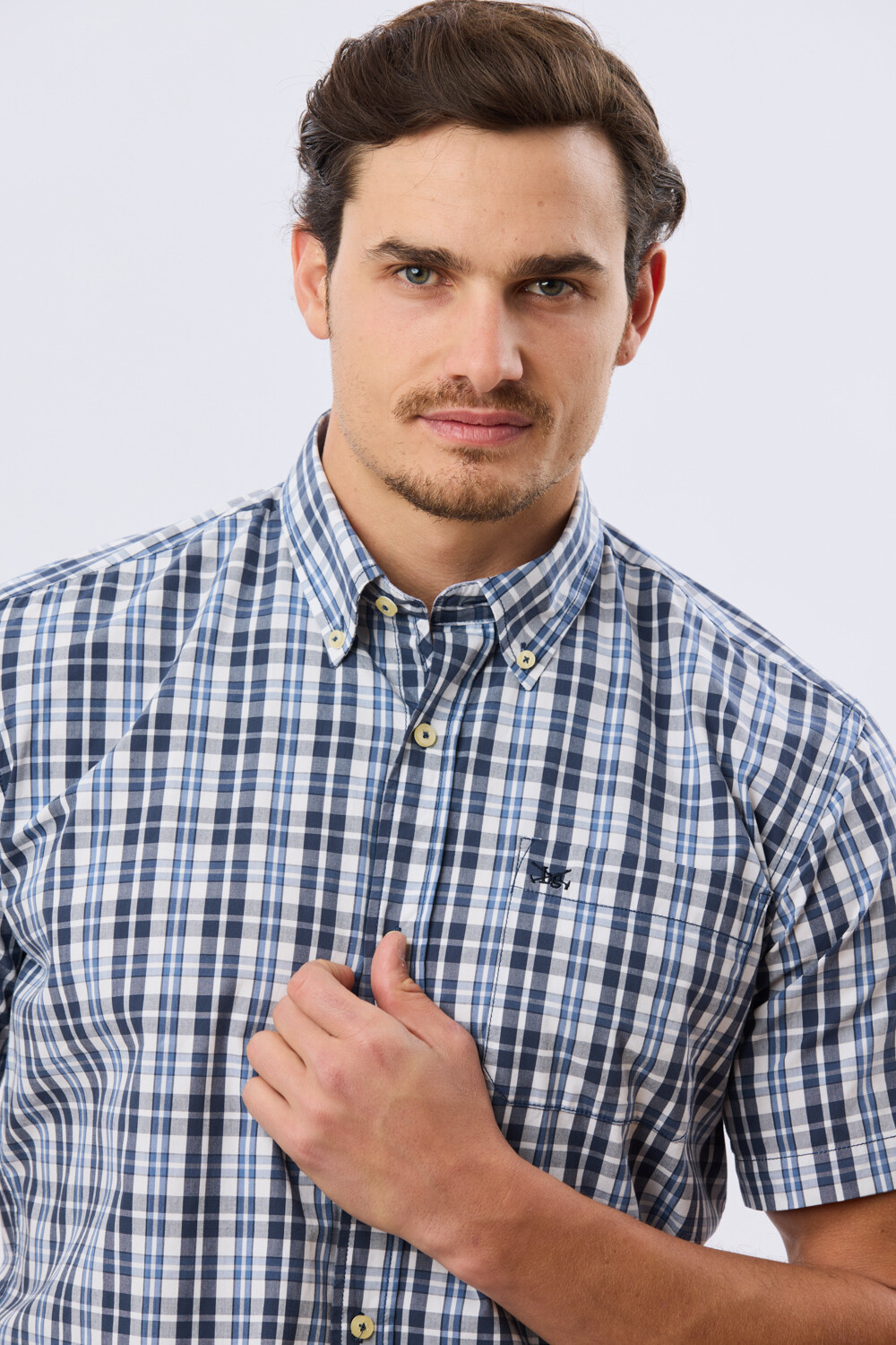 CAMISA CUADROS Azul