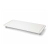 Fuente expositora melamina blanca 26x11.5x2 cm Fuente expositora melamina blanca 26x11.5x2 cm
