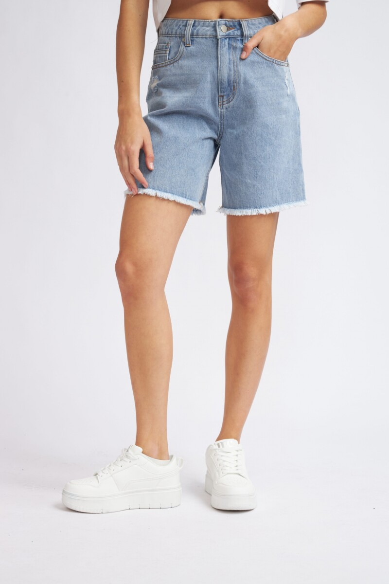 SHORT BELLA - AZUL 