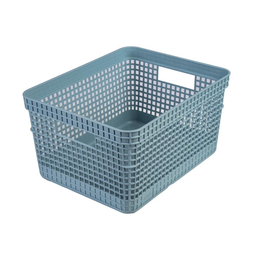 CESTA GRID 8L PLASTICO-RECICLADO AZUL CG 200