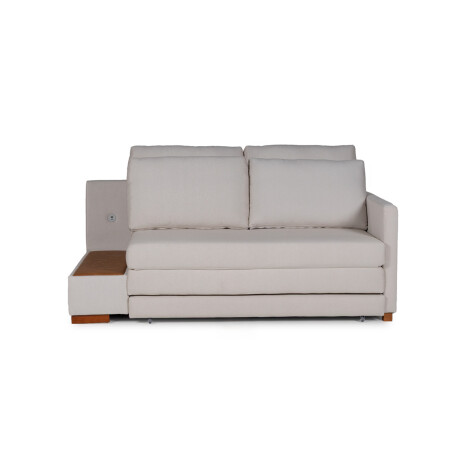 Sofá Cama Niki - Con mesa - Tela Rústica 9831 (Parma Beige)