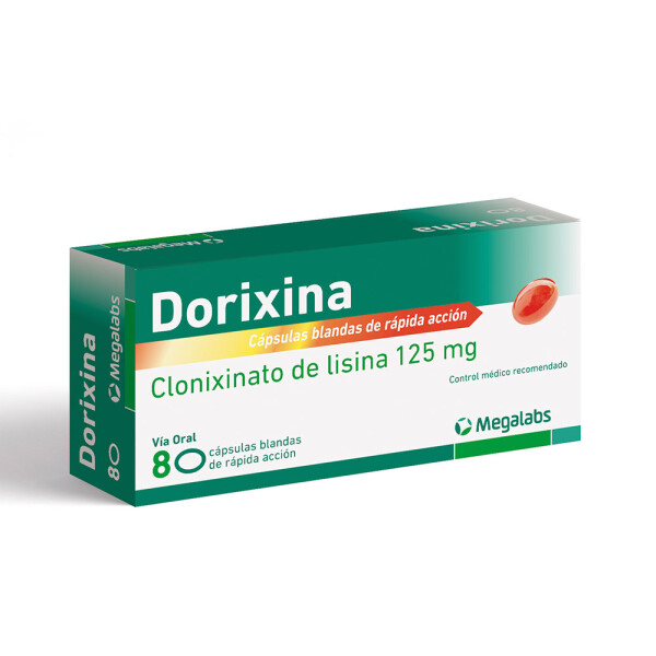 Dorixina 125 mg 8 Cápsulas Blandas Dorixina 125 mg 8 Cápsulas Blandas