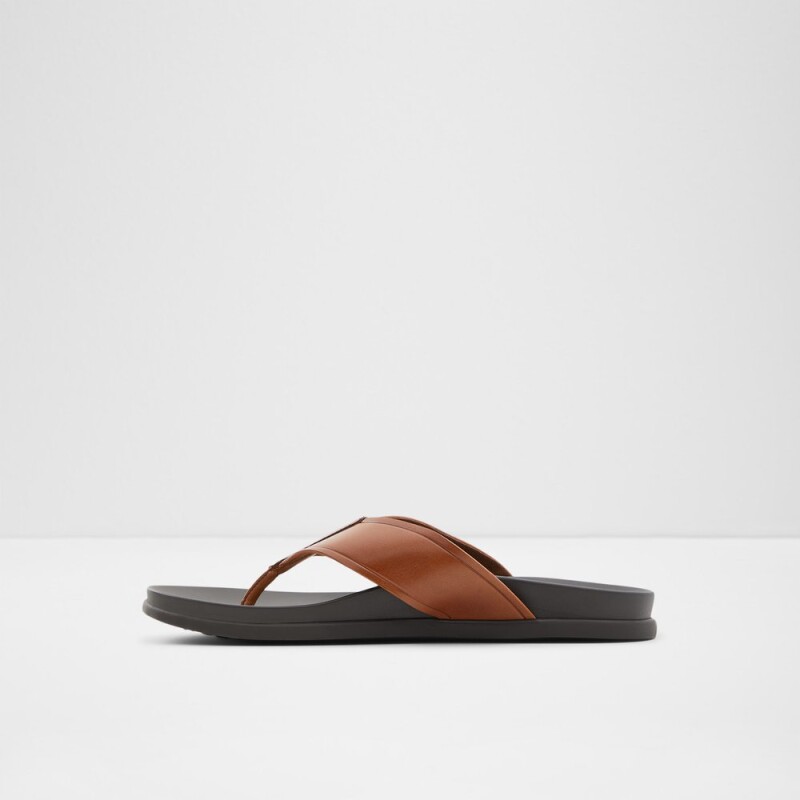 AFUTHIEN BLACK SMOOTH LEATHER COGNAC