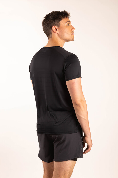 Remera Dry Fit Hombre Negra