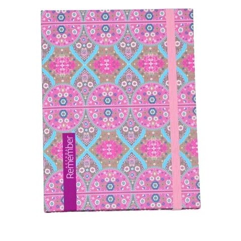 AGENDA REMEMBER SENIOR 1470 TAPA CELESTE ROSADO