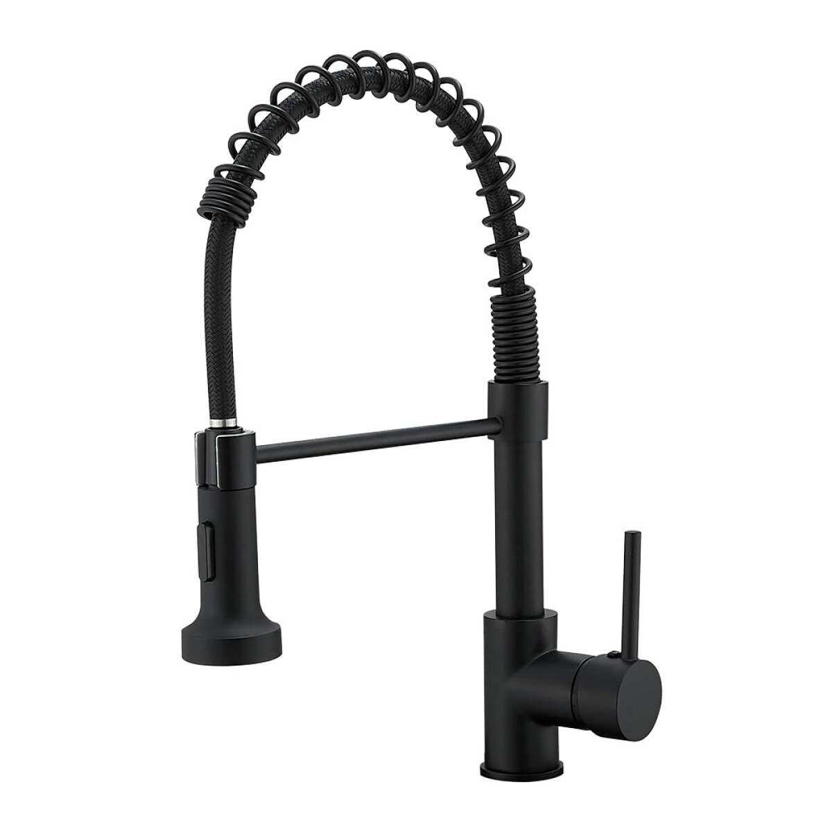 Grifería De Mesada Wico Negro C/extensible 