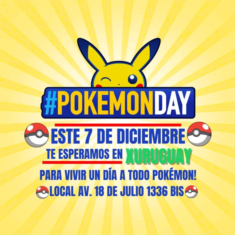 ¡Día Pokémon en Xuruguay!