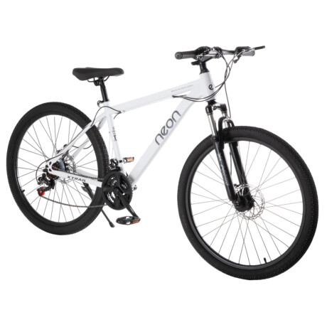 Bicicleta Montaña 26 Cuadro Acero Freno Disco 21 Cambios Blanco