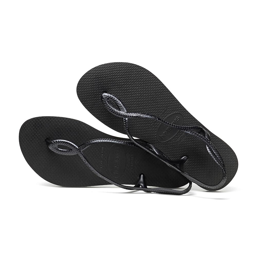 Sandalias Havaianas Luna FC Mujer Negro
