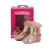 Molekinha Bota Casual C/corderito Rosado-oro