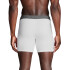 UA PERFORMANCE COTTON - SOLID 6 IN 3PK WHI-100