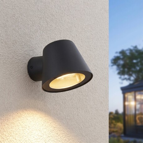 Luminaria de pared exterior Unidireccional Top Luminaria Exterior Unidireccional TOP Negro