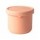 Contenedor Recipiente de Alimentos 250Ml c/ Tapa en Silicona Rosa