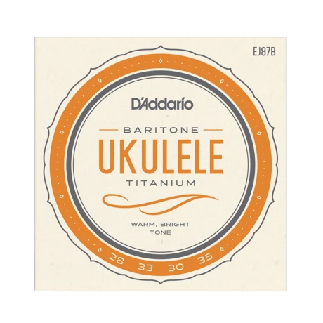 Encordado Ukelele Daddario Ej87b Titanium Baritono Encordado Ukelele Daddario Ej87b Titanium Baritono