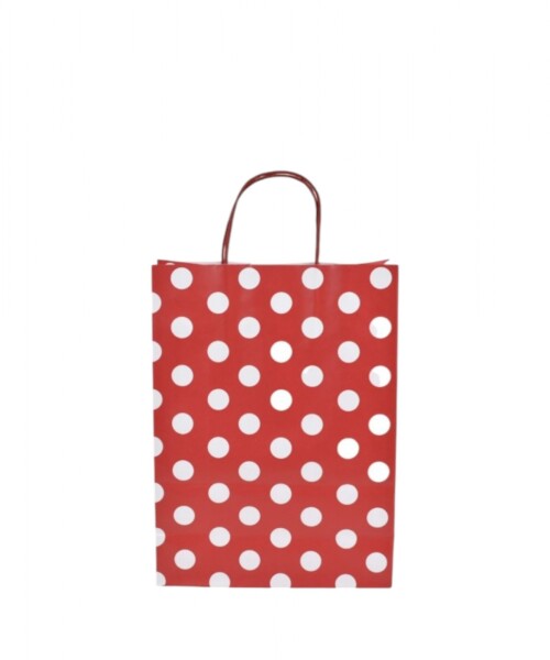 Bolsa fantasia luna 22x10x30 cm. LUNARES BLANCOS.