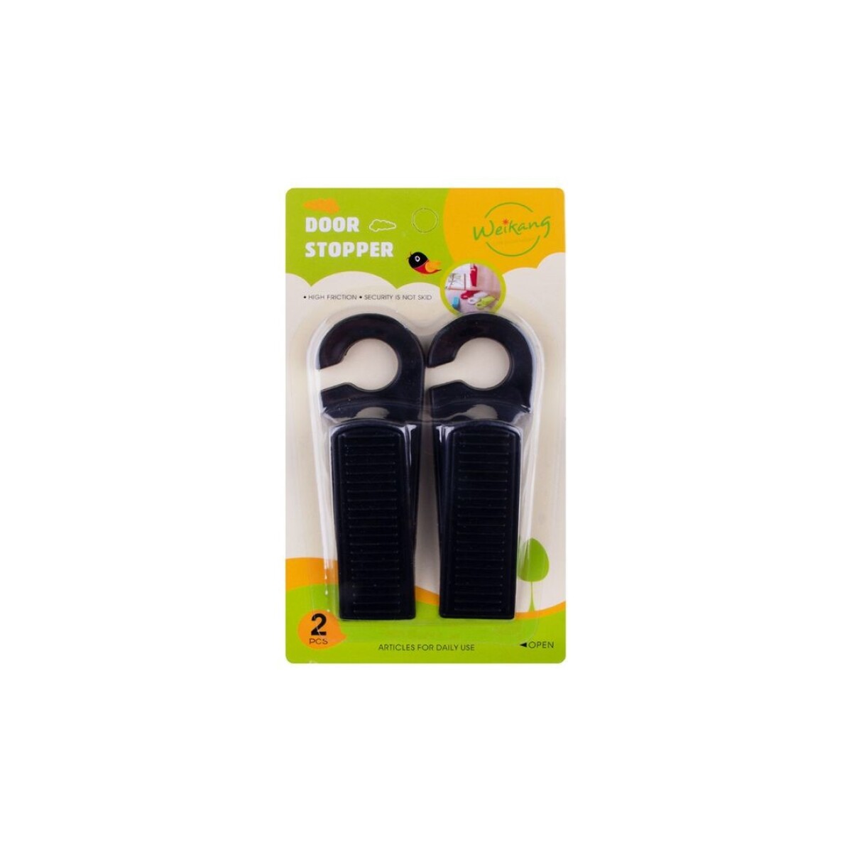 TOPES PARA PUERTA X2 - NEGRO 