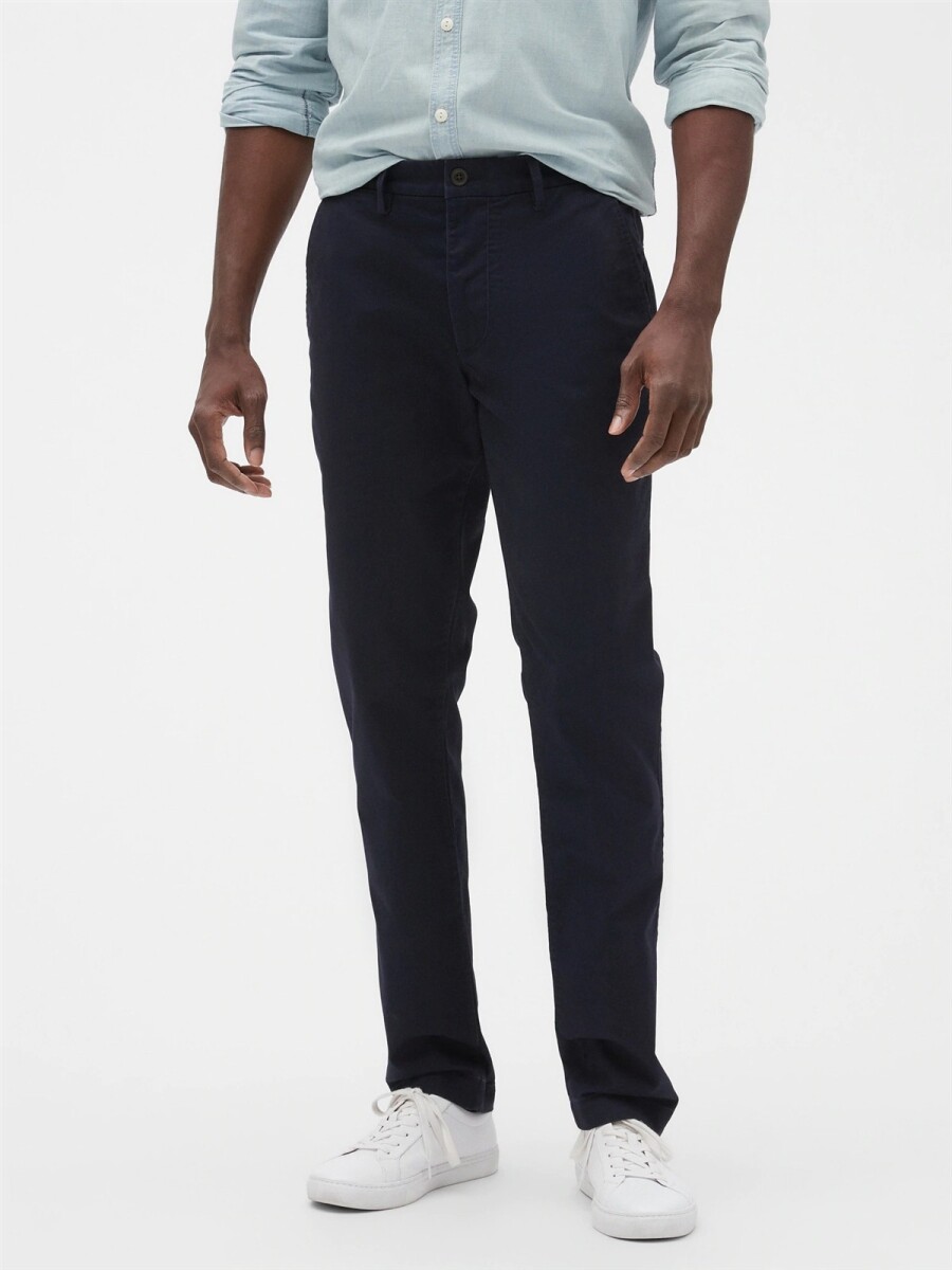 V-ESSENTIAL KHAKI SLIM FIT - New Classic Navy 2 