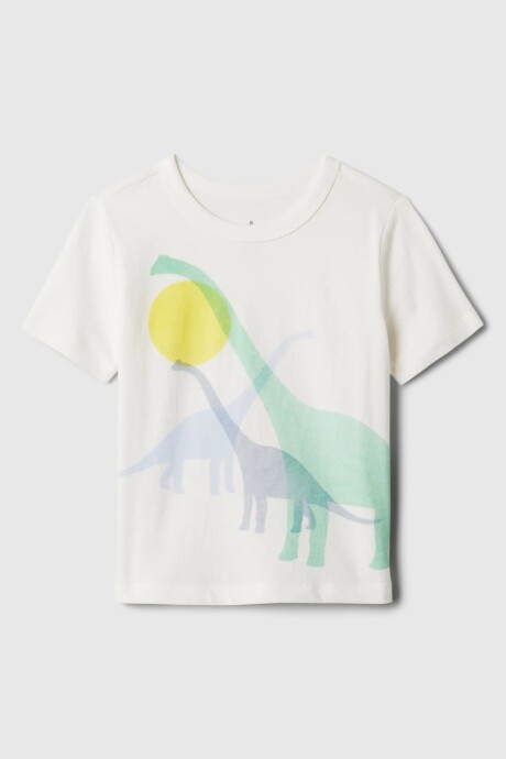 Remera Gràfico Manga Corta Toddler Niño Dinosaur