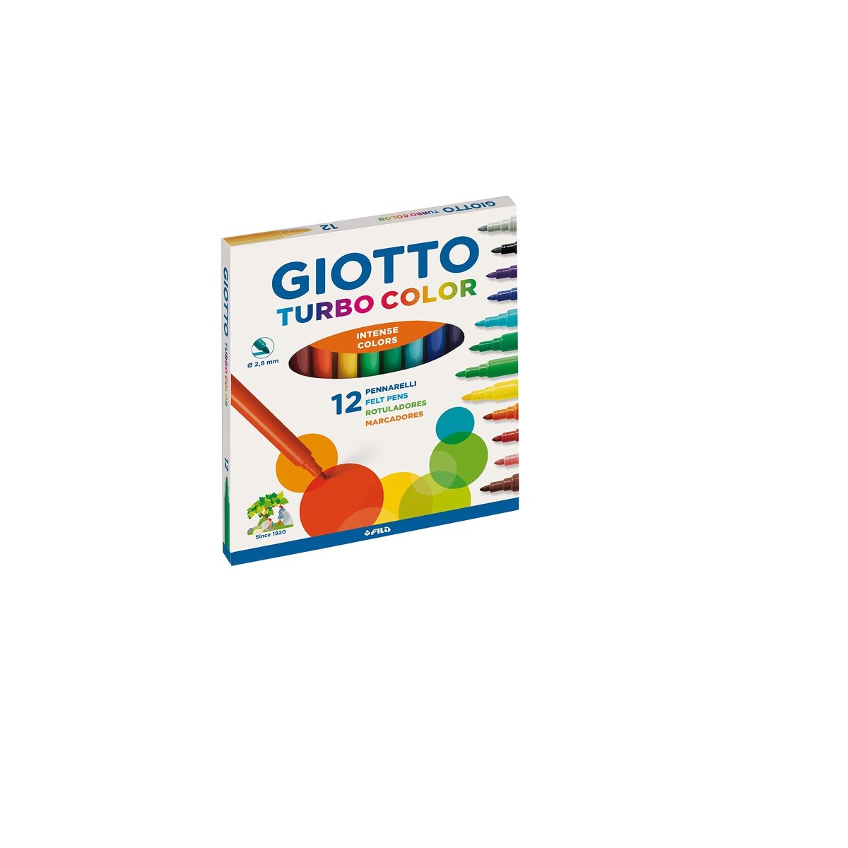 MARCADOR FINO GIOTTO COLOR X 12 - S/C 