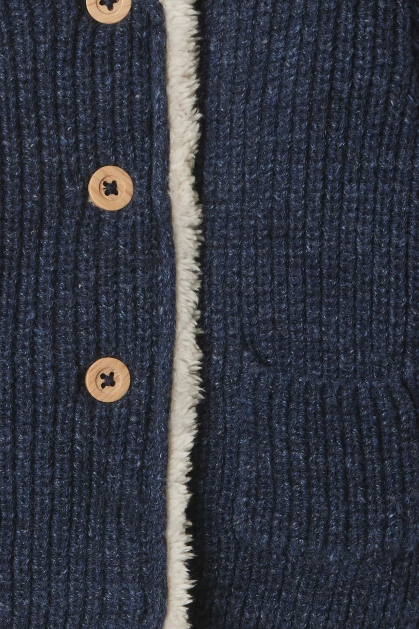 Canguro Con Corderito Con Botones Bebé Blue Heather