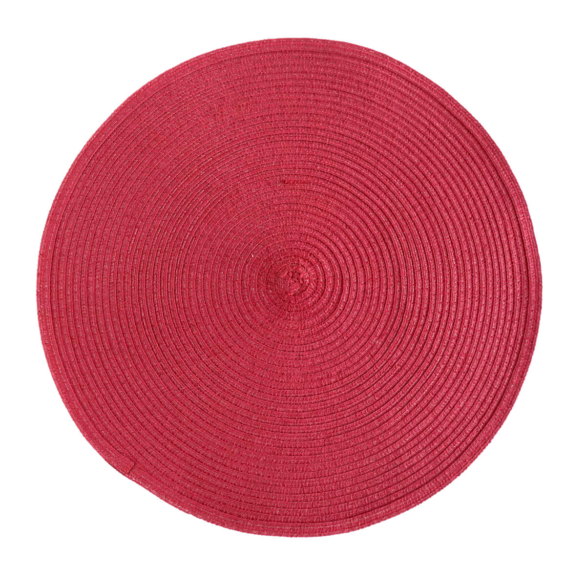 INDIVIDUAL REDONDO T/TEJIDO COLORES SURTIDOS 38CM DIAM 56GR 