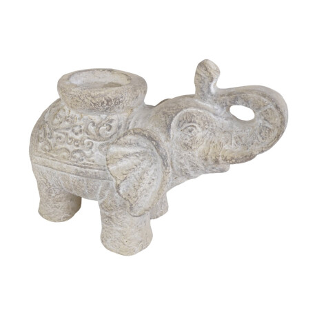 Adorno elefante de hormigon para jardin con bebedero para aves Adorno elefante de hormigon para jardin con bebedero para aves