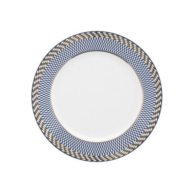 Plato de Postre en Porcelana Oxford 6 Piezas Op Art Plato de Postre en Porcelana Oxford 6 Piezas Op Art