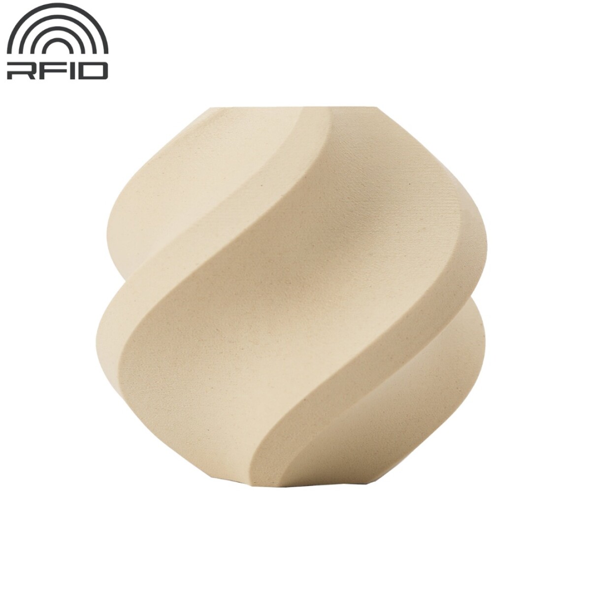 Filamento Bambu Lab Pla Madera Roble Blanco 