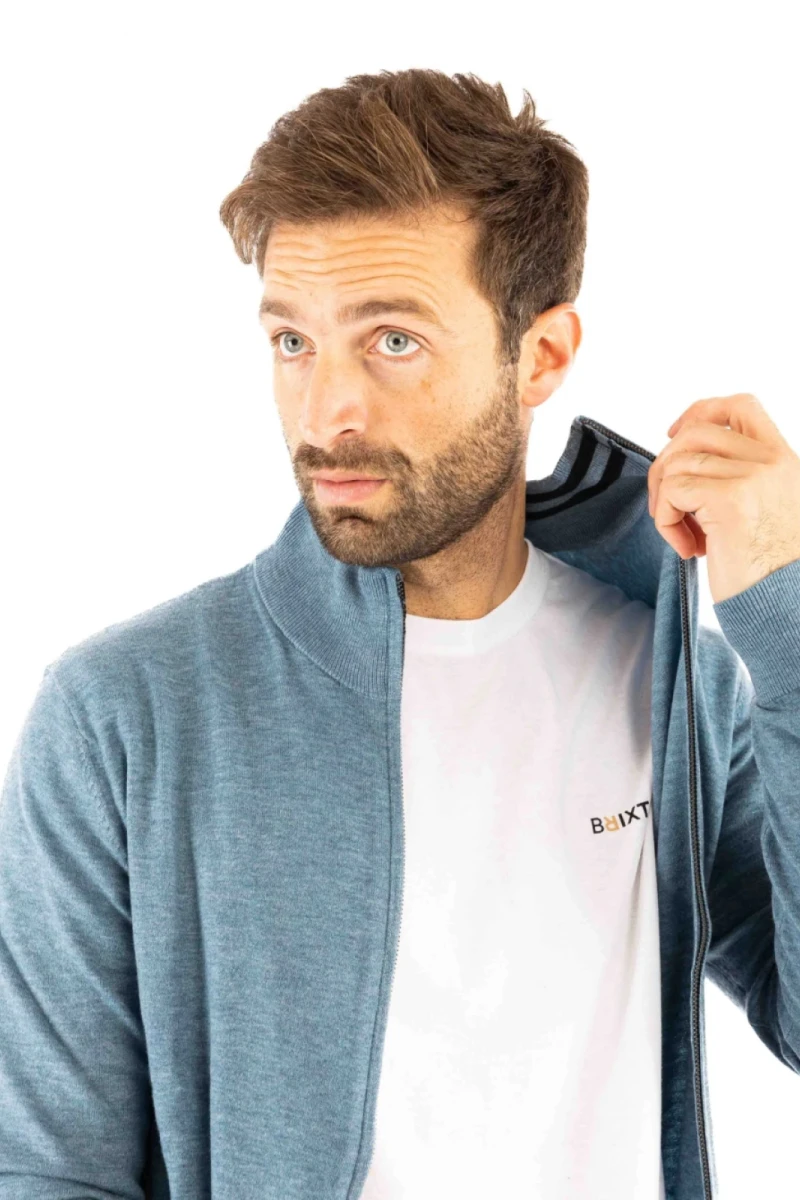Campera Brecker Kevingston Azul Piedra