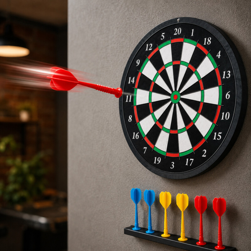 Juego Dardos Magnético Doble Cara 31cm 6 Dardos Niños Juego Dardos Magnético Doble Cara 31cm 6 Dardos Niños