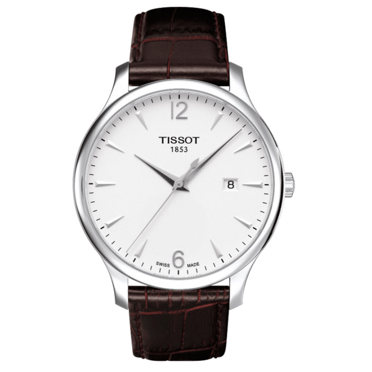 Reloj Tissot T0636101603700 T-tradition Para Hombre En Cuero 