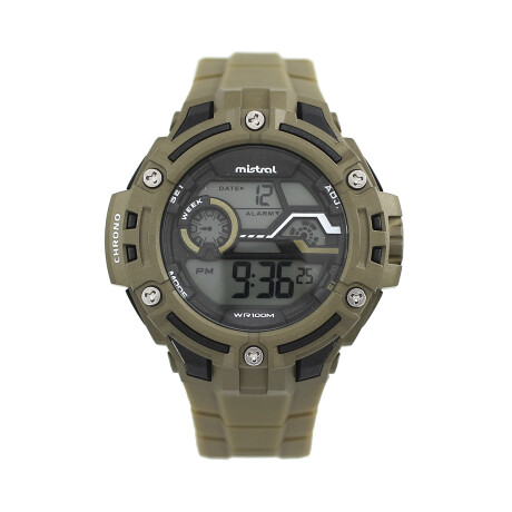 Reloj Mistral Deportivo Silicona Marron. "Producto sin caja" 0