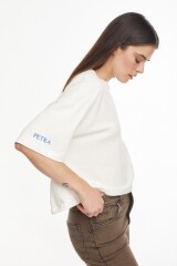 Remera Sunny Bordado Azul