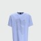 Hugo Boss -Remera de algodón estampada, relaxed fit, TEE 6 Celeste