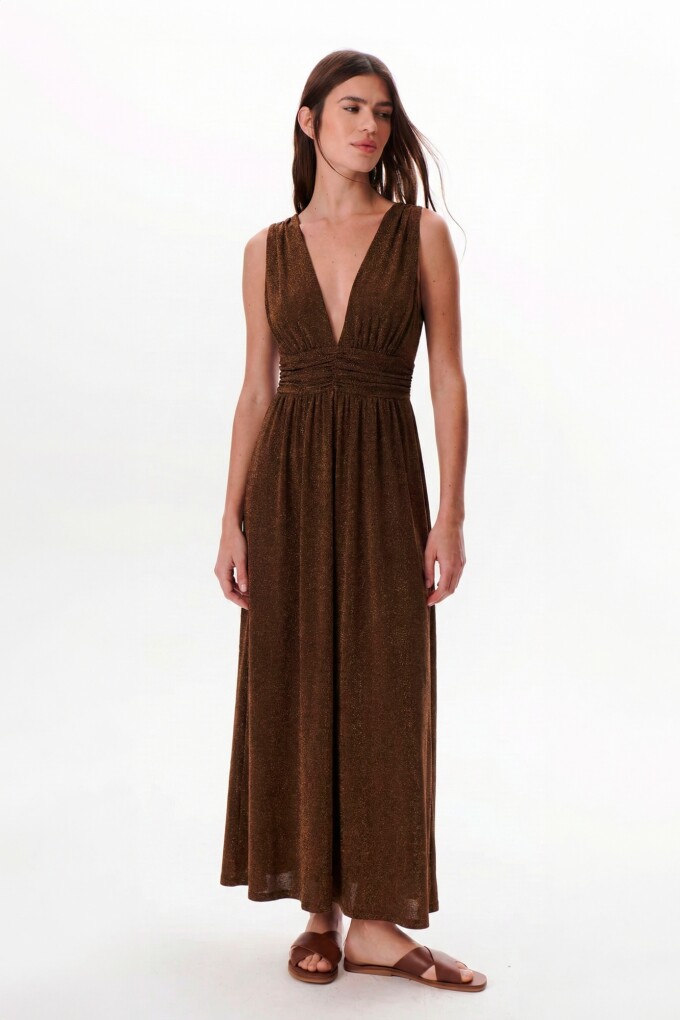 VESTIDO SHINY CHOCOLATE