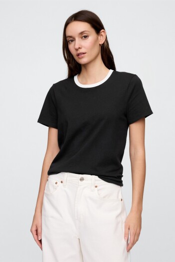 Remera Básica Cuello Redondo Mujer Moonless Night