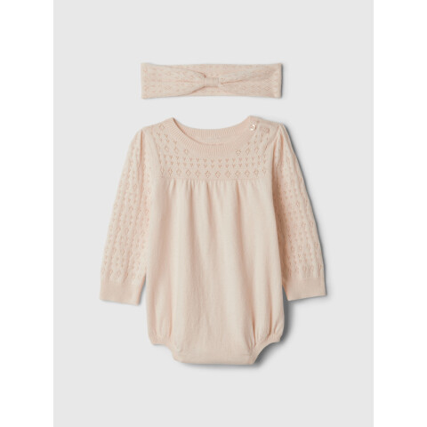 POINTELLE SWT BS W HB BARELY PINK