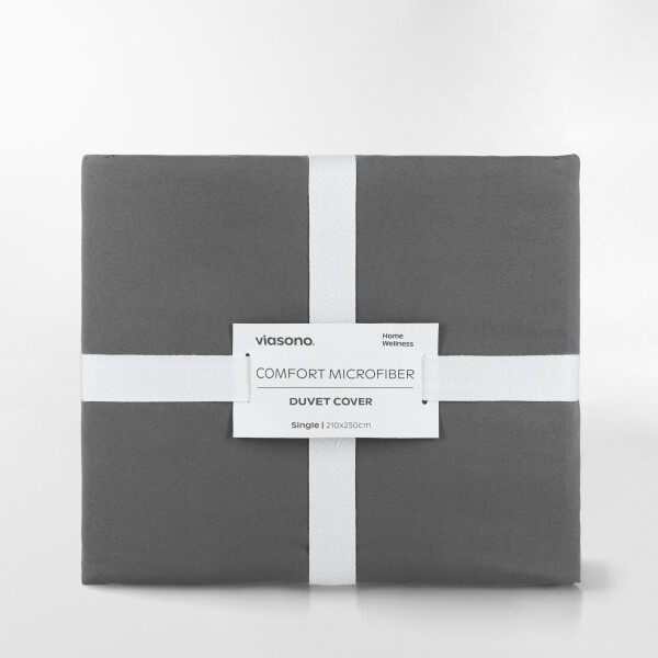 FUNDA DE DUVET MICROFIBER GRIS - 1 PLAZA