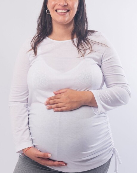 Buzo Maternal Giuli Blanco