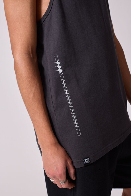 MUSCULOSA SALCO DIXIE Gris Oscuro