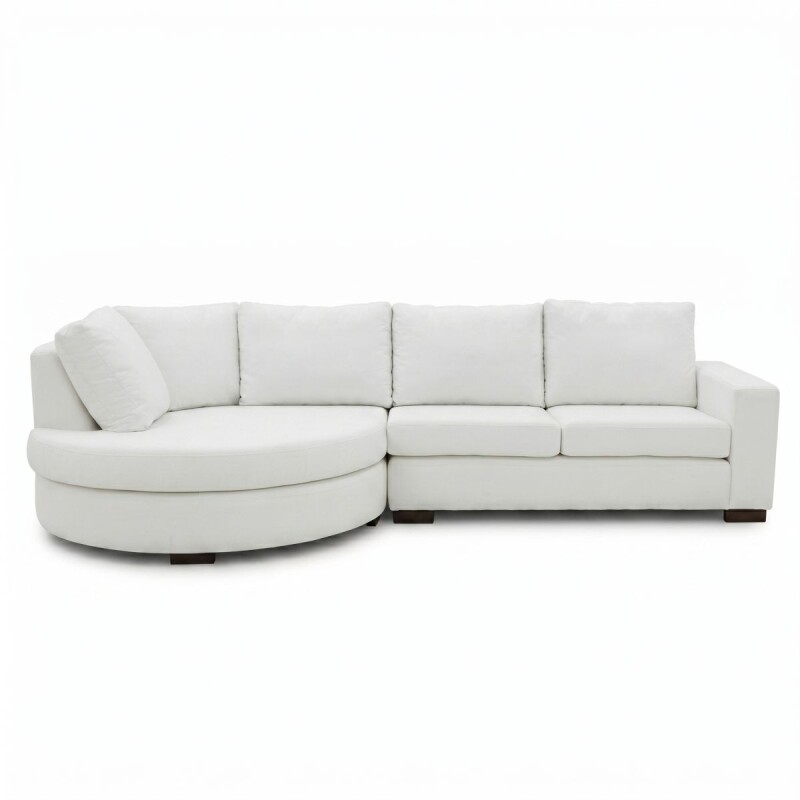 SOFA SHERLON 2 PUESTOS ROUND 402007 CENIZA 2PZS CD Unica