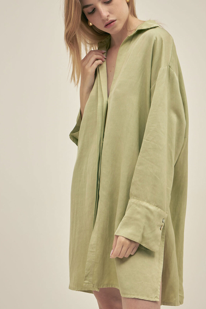 MARTI LONG SHIRT Pistacho