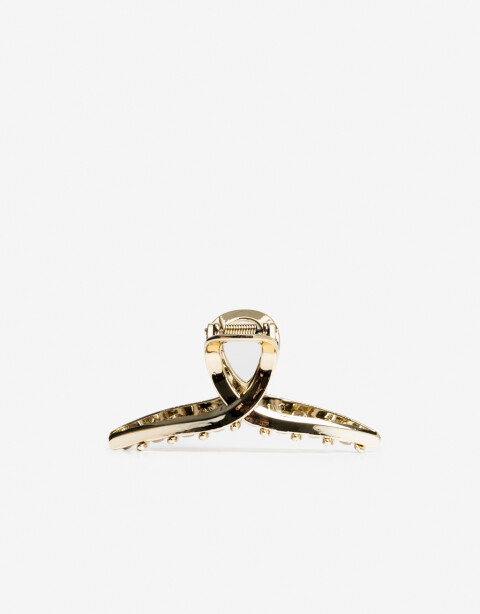 Broche Acrilico Broche Acrílico Curvo - Dorado