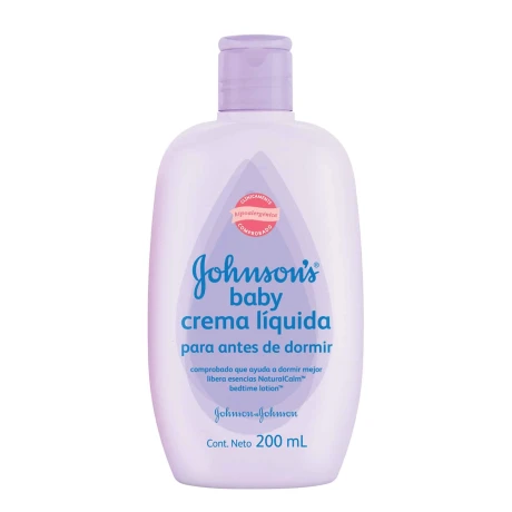 Toallitas Johnson & Johnson Crema Hidratante Dulces Sueños 200 ml Toallitas Johnson & Johnson Crema Hidratante Dulces Sueños 200 ml