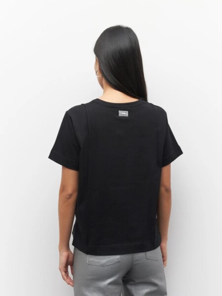T-SHIRT D.CASSIN PADELLA NEGRO